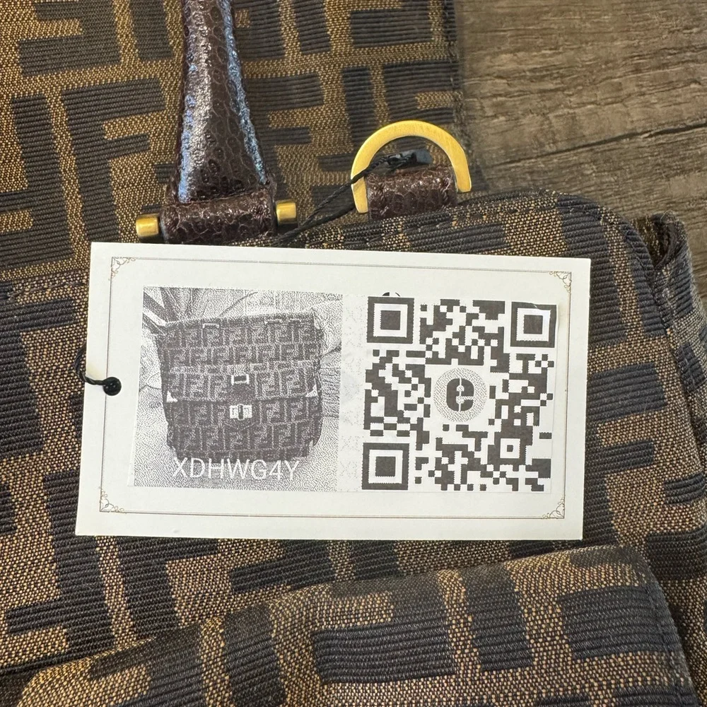 Authentic Fendi Zucca Classico No. 3 Bag